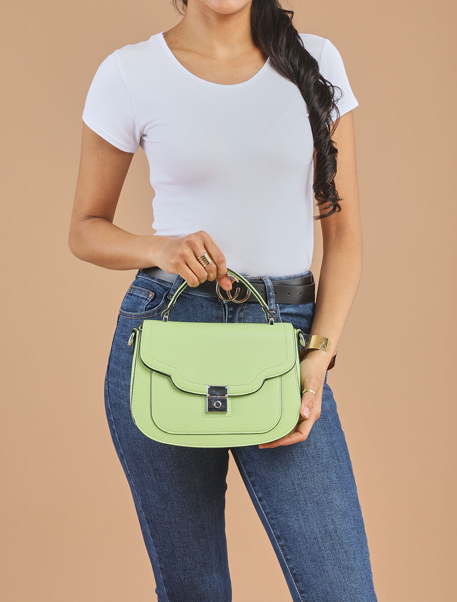Sac besace Bridget - Vert anis - 5