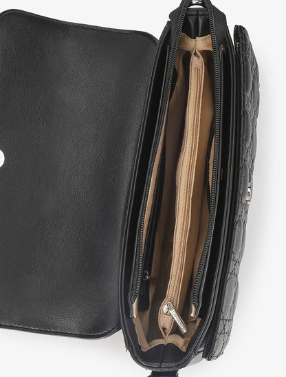 Sac besace Donna - Noir - 4