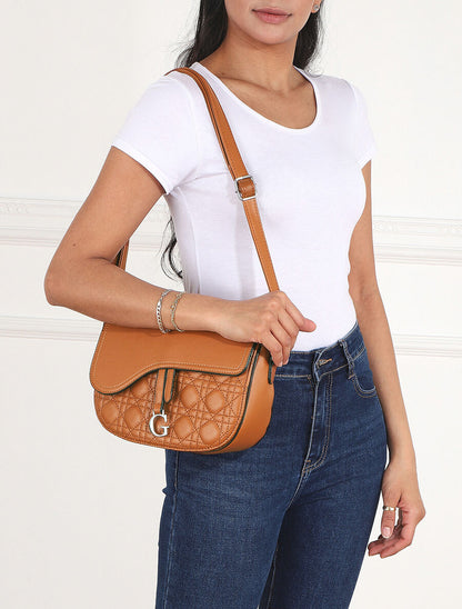 Sac besace Donna - Camel - 5