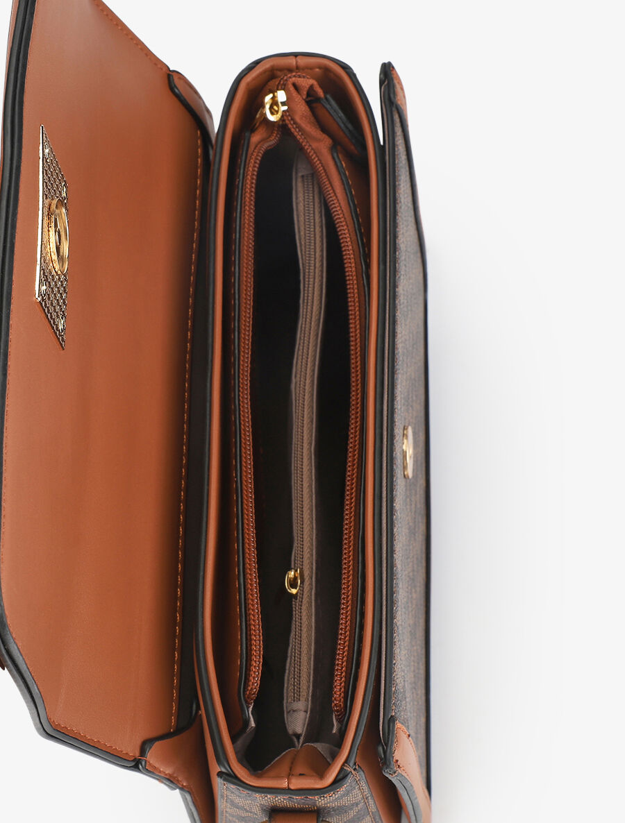 Sac besace Clare - Marron - 4
