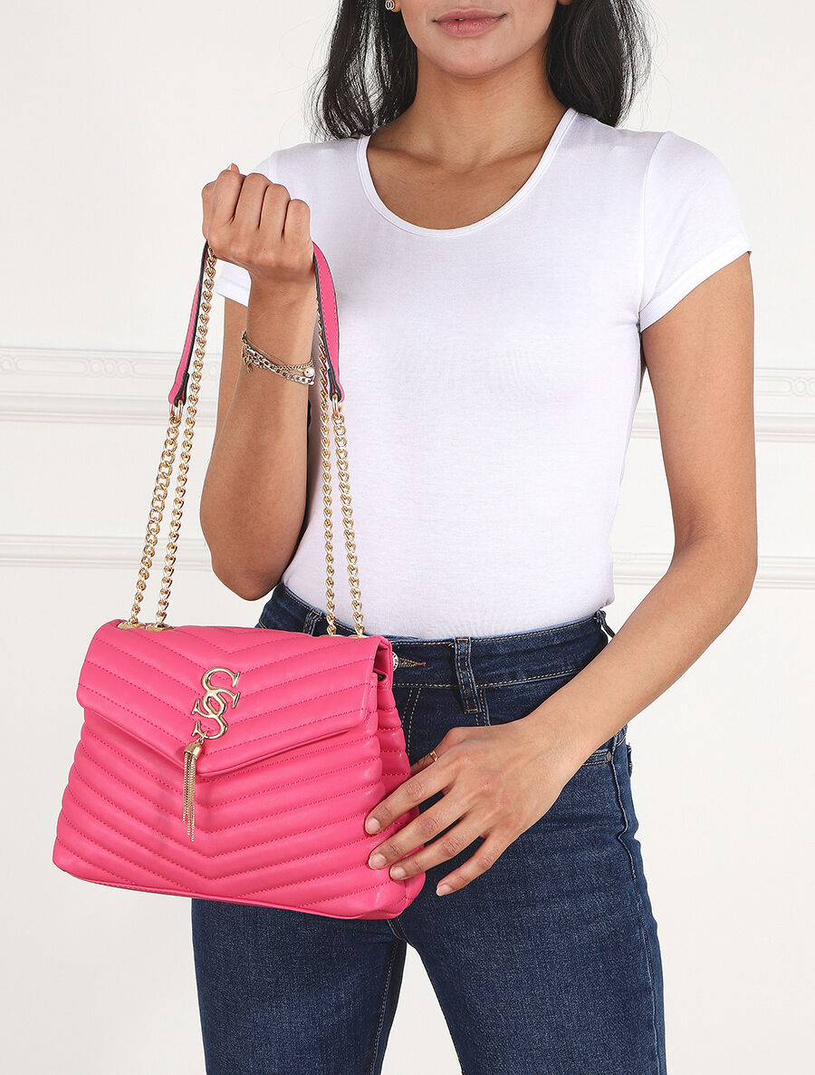 Sac besace Megan - Fushia - 5