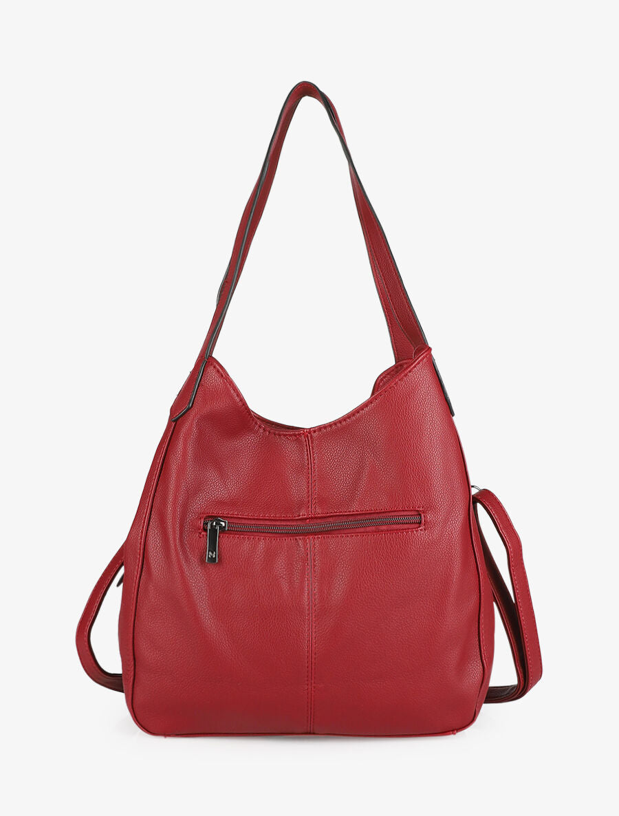 Sac cabas Sonia - Rouge - 2