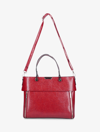 Sac cabas Frankie - Rouge - 3