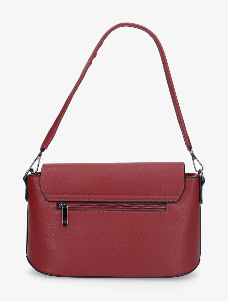 Sac baguette Roxane - Rouge - 2