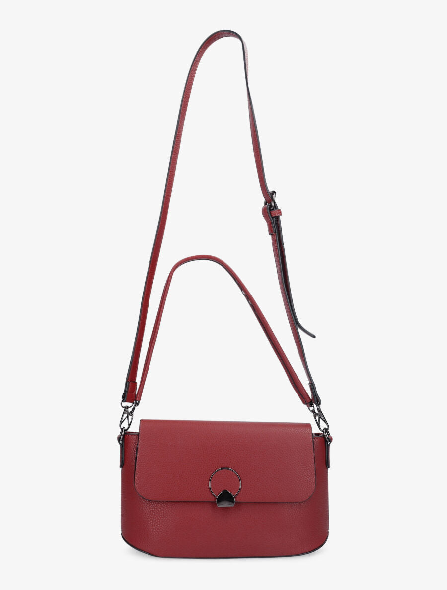Sac baguette Roxane - Rouge - 3