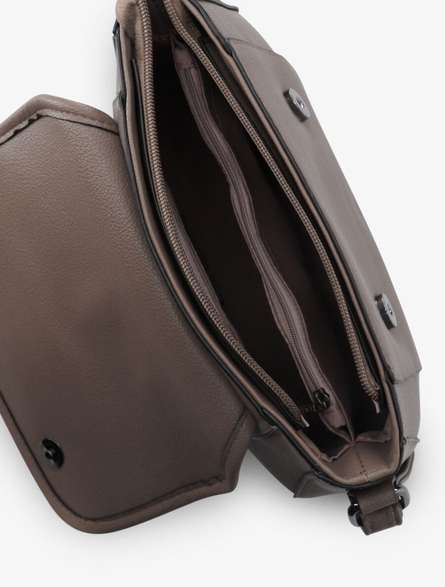 Sac bandoulière Bellerose - Taupe - 4