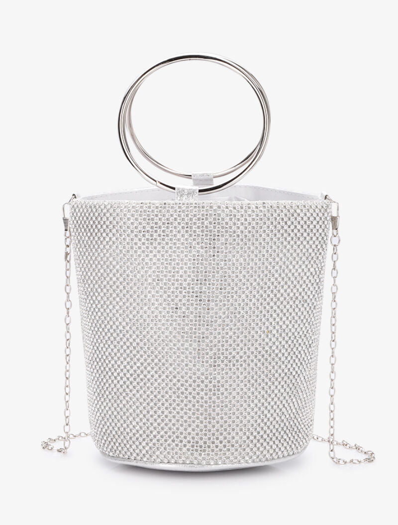 Sac seau à strass - Argent - 5