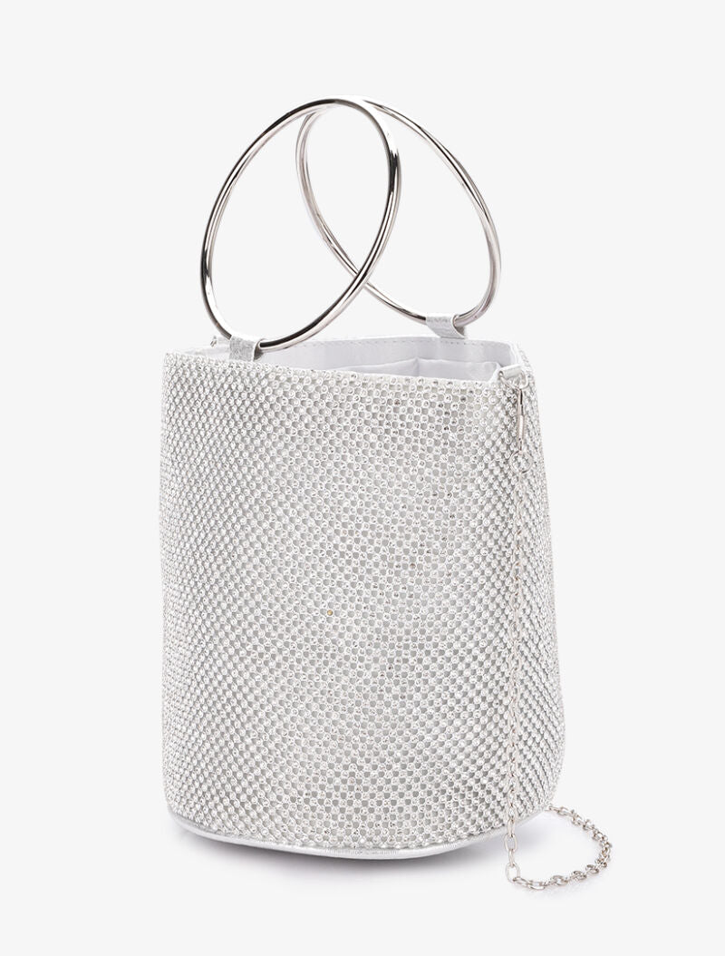Sac seau à strass - Argent - 2