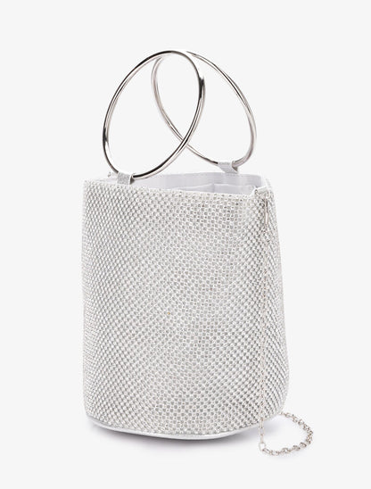 Sac seau à strass - Argent - 2