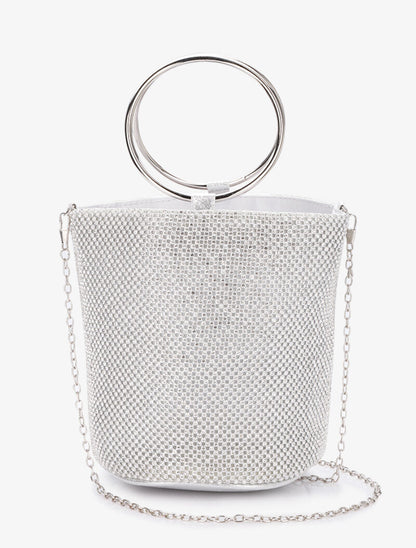 Sac seau à strass - Argent - 3