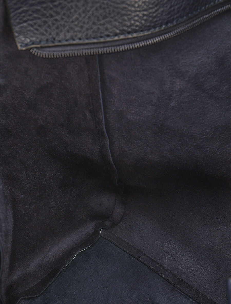 Sac cabas et pochette Julienne - Marine - 4