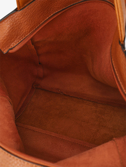 Sac cabas et pochette Julienne - Camel - 4