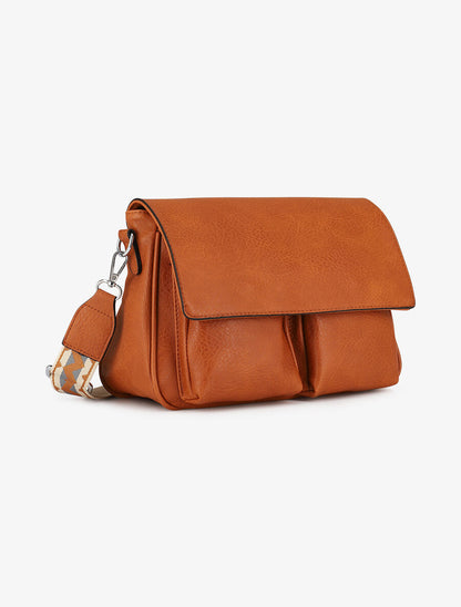 Sac bandoulière Diana - Camel - 3