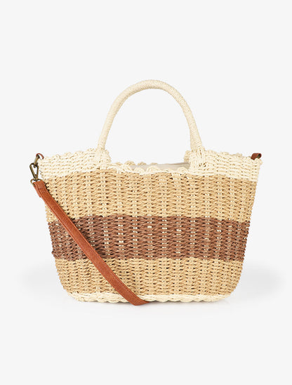 Sac à main Nana - Marron/beige - 5