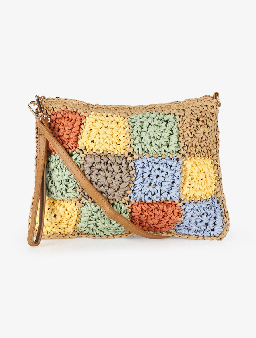 Sac bandoulière Patricia - Jaune/beige - 5