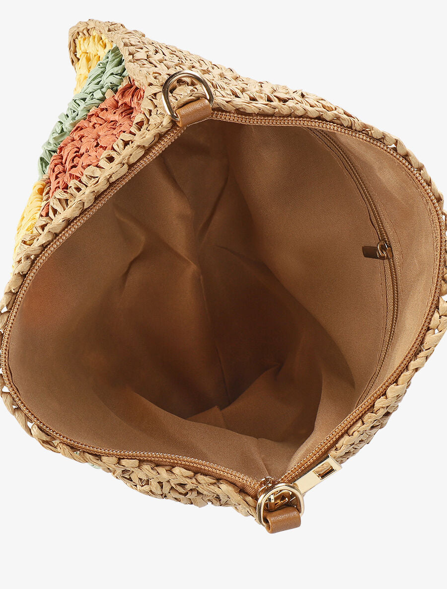 Sac bandoulière Patricia - Jaune/beige - 4