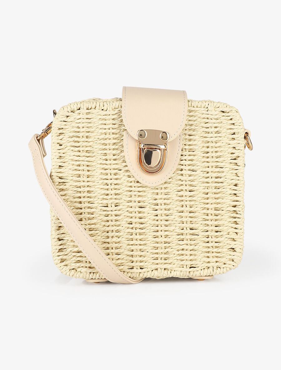 Sac besace Sandrine - Beige - 5