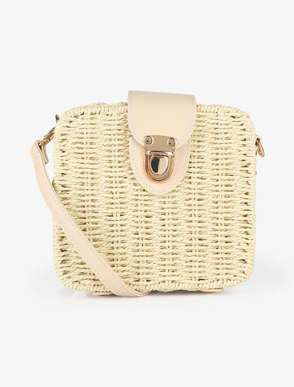 Sac besace Sandrine - Beige - 5