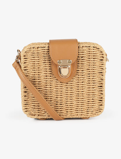 Sac besace Sandrine - Camel - 1
