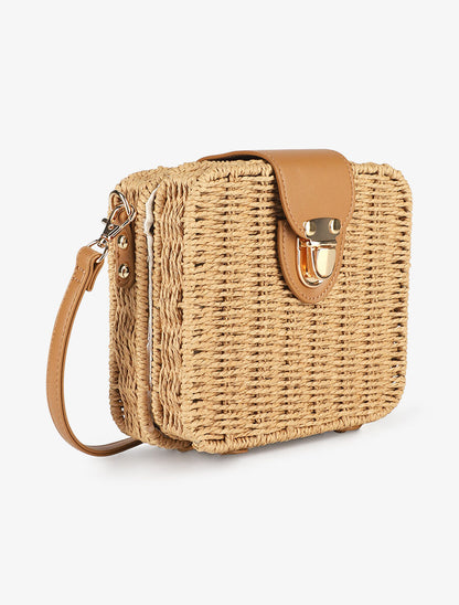 Sac besace Sandrine - Camel - 3