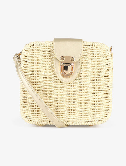 Sac besace Sandrine - Or - 5