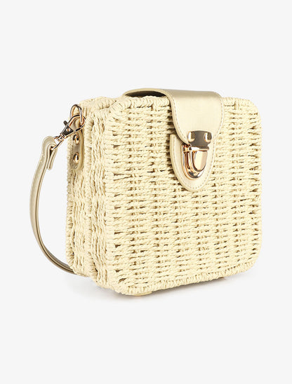 Sac besace Sandrine - Or - 3