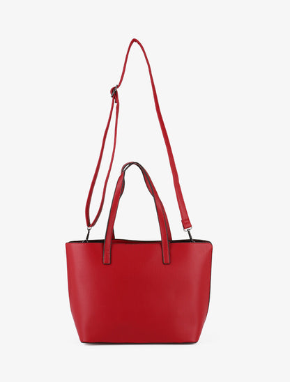 Sac cabas Eléanor - Rouge - 3