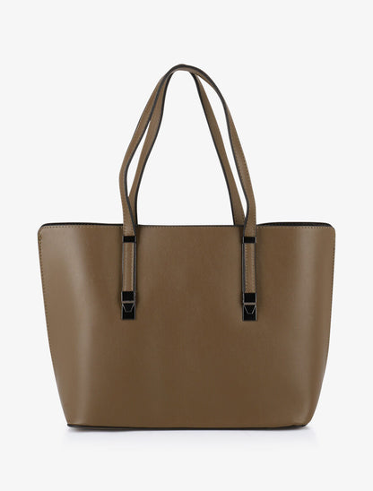 Sac cabas Eléanor - Taupe - 2