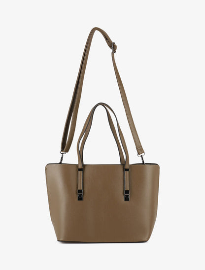 Sac cabas Eléanor - Taupe - 3