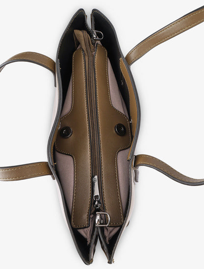 Sac cabas Eléanor - Taupe - 4