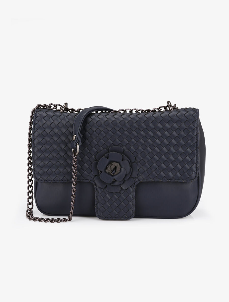 Sac besace Iris - Bleu marine - 5