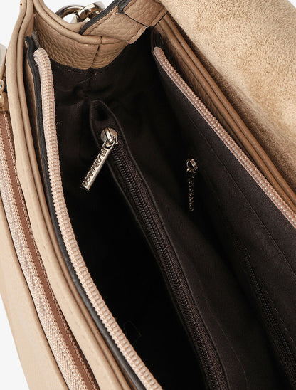 Sac cartable Kara - Beige - 4