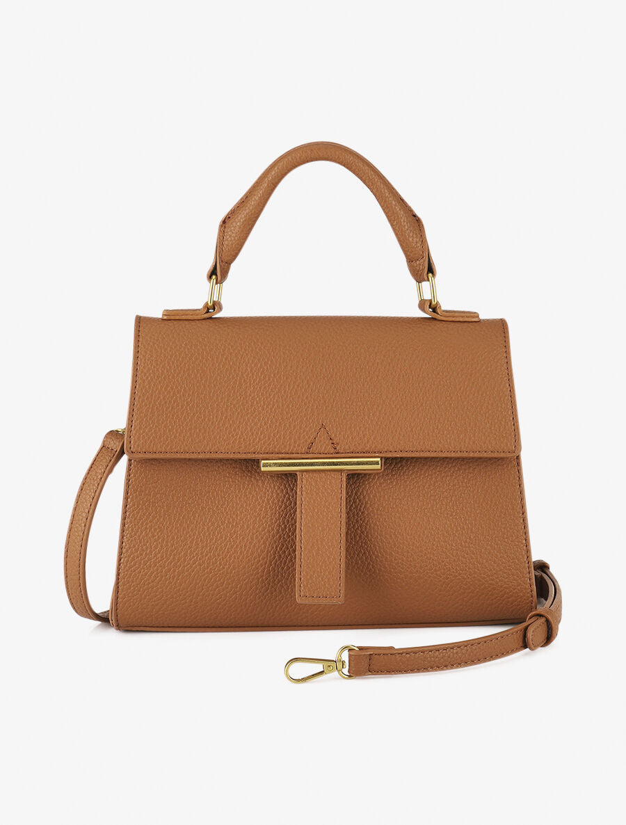Sac besace Claudia - Camel - 5