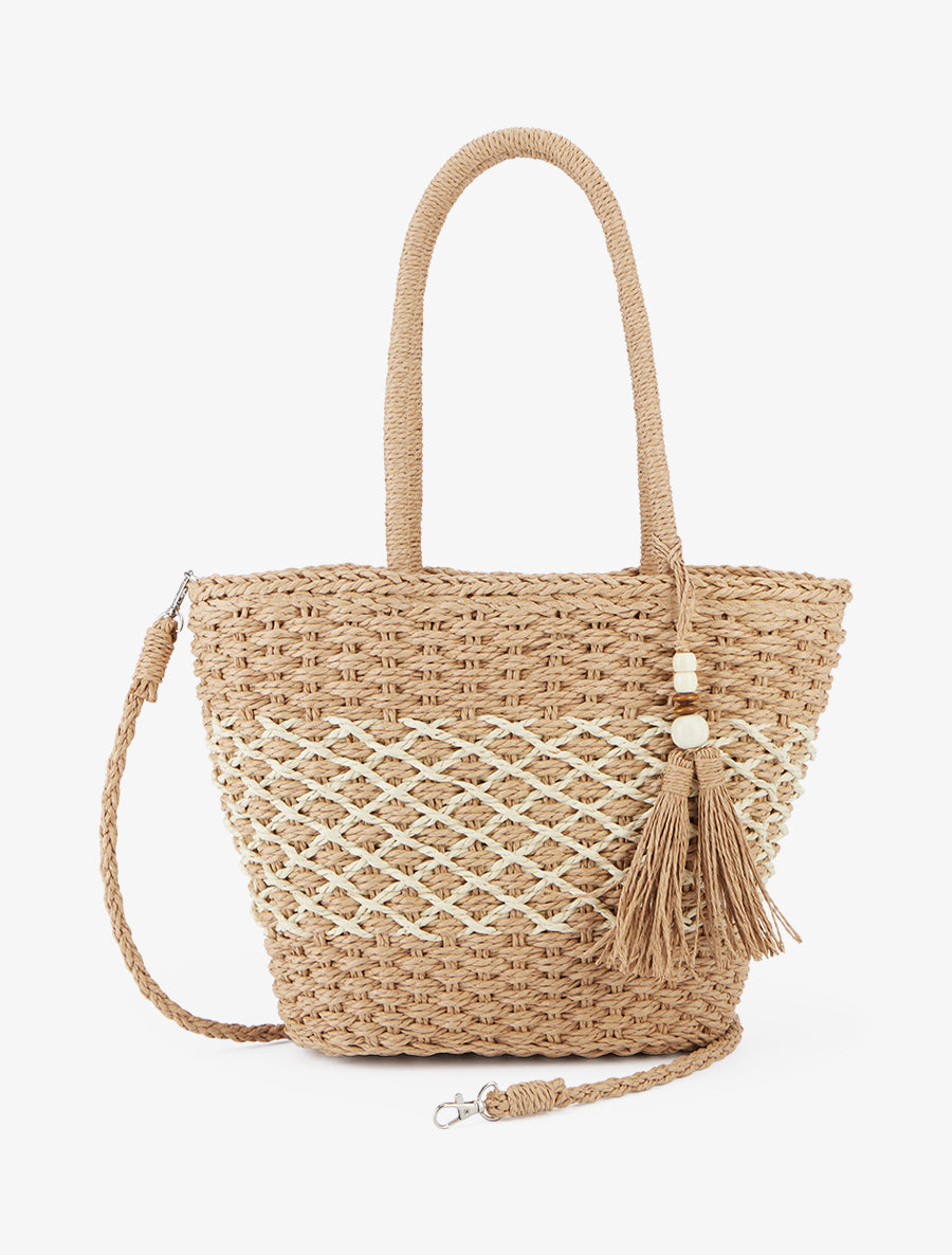 Sac cabas Caroline - Taupe - 1
