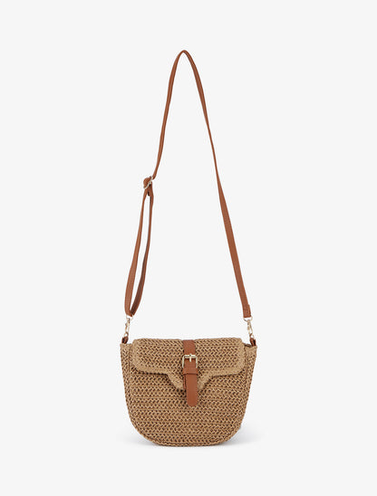 Sac besace Alysée - Taupe - 1