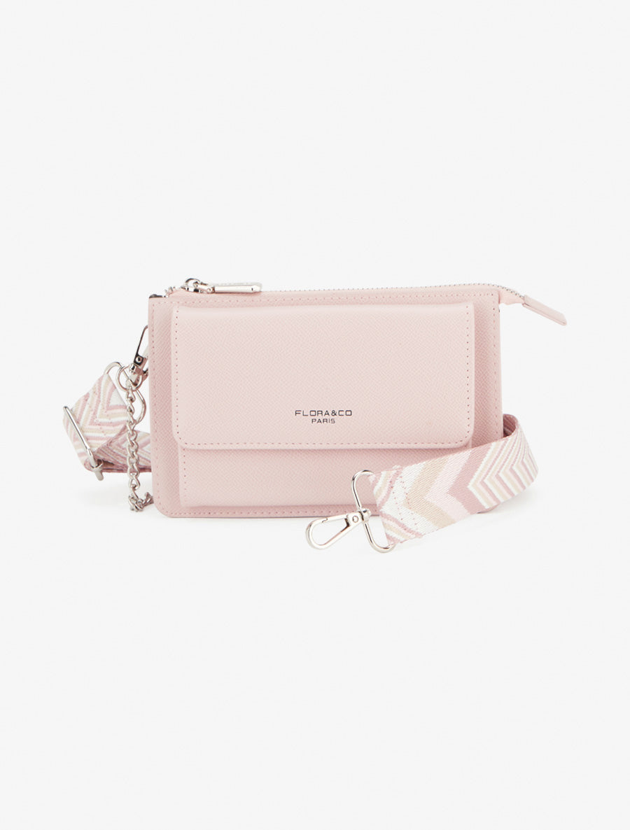 Sac bandoulière Fanny - Rose pâle - 1