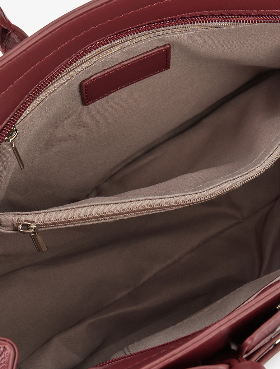 Sac à main Ava - Lie de vin - 4
