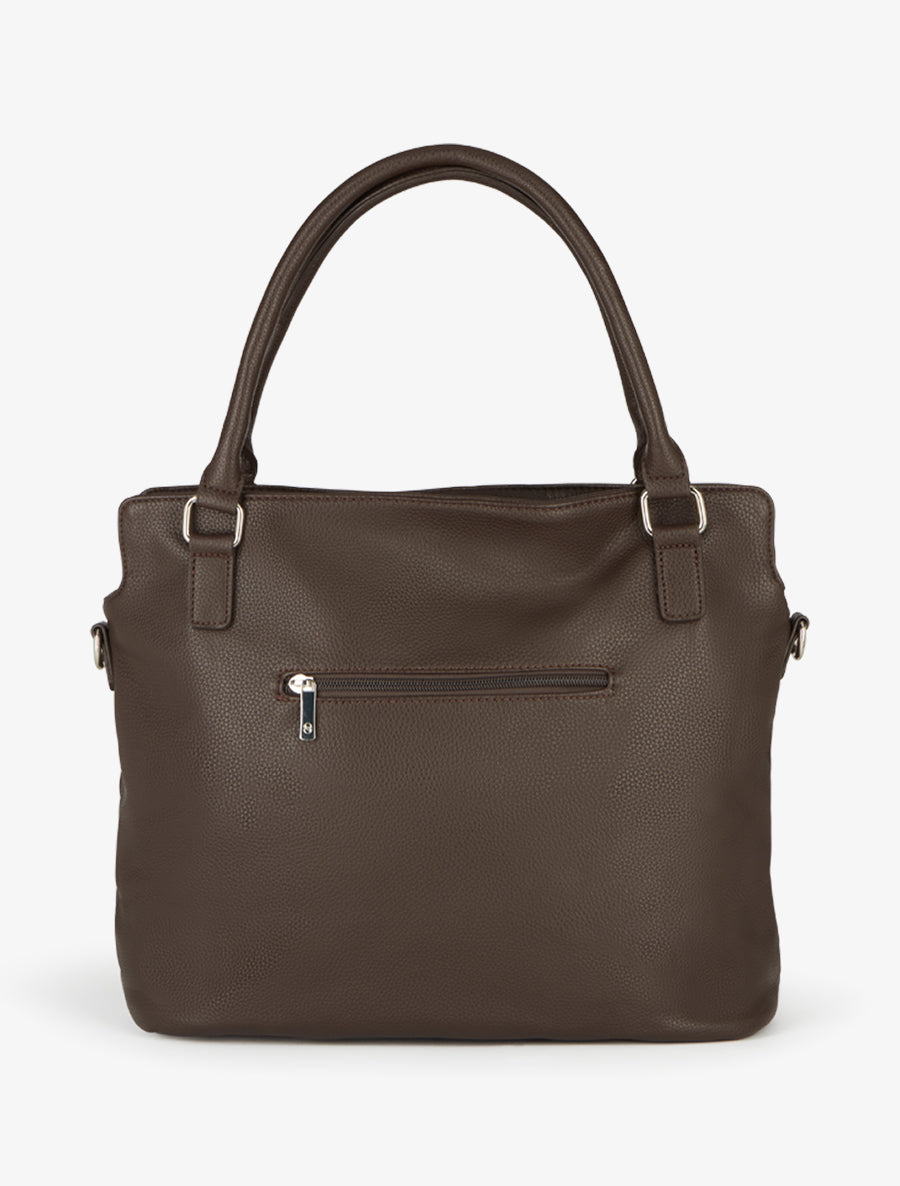 Sac cabas Eugénie - Marron - 2