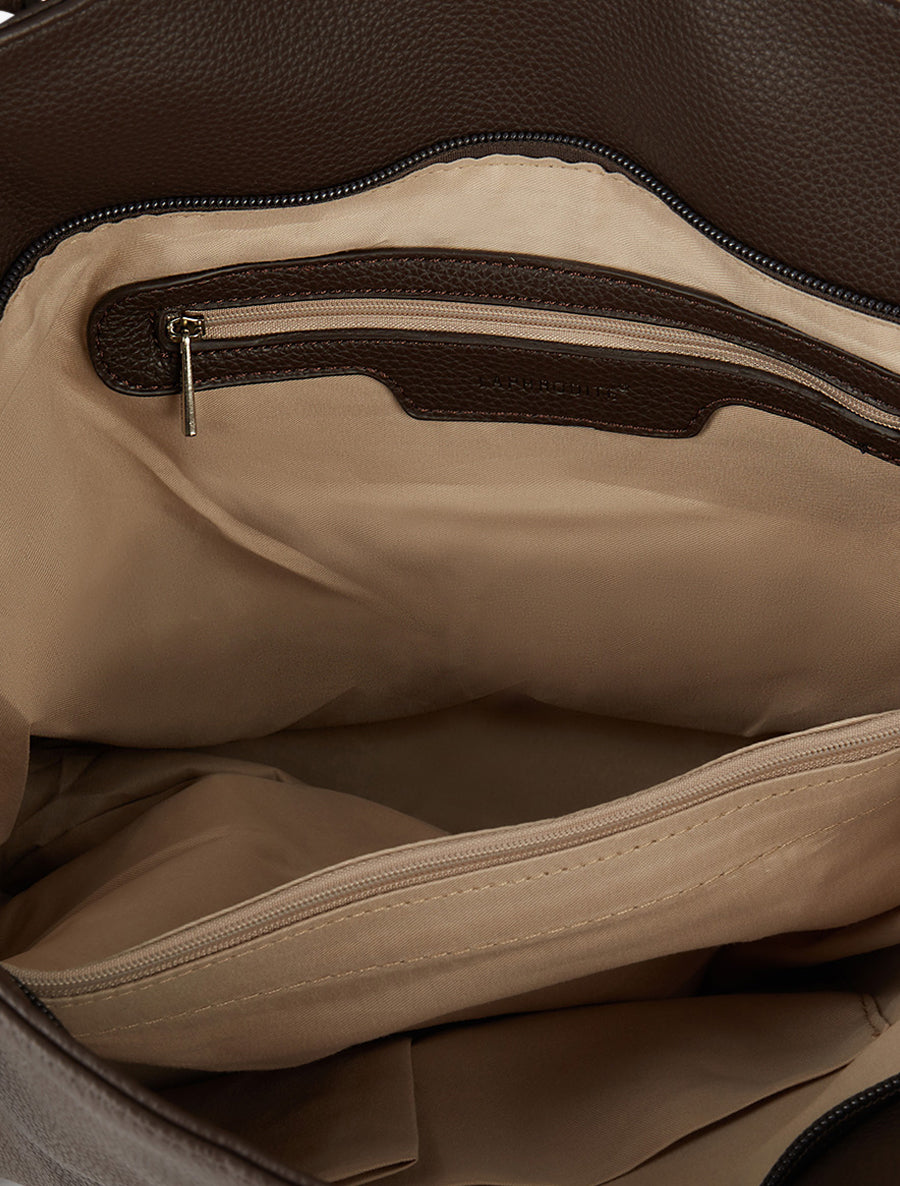 Sac cabas Eugénie - Marron - 4