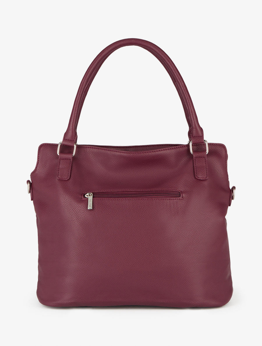 Sac cabas Eugénie - Prune - 2