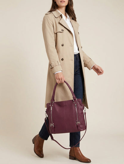 Sac cabas Eugénie - Prune
