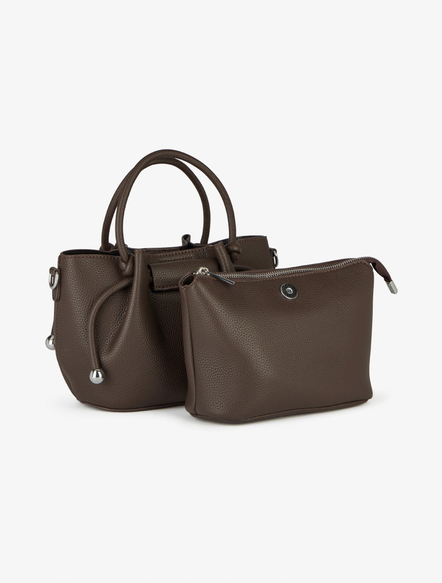 Sac besace Blanche - Marron - 2