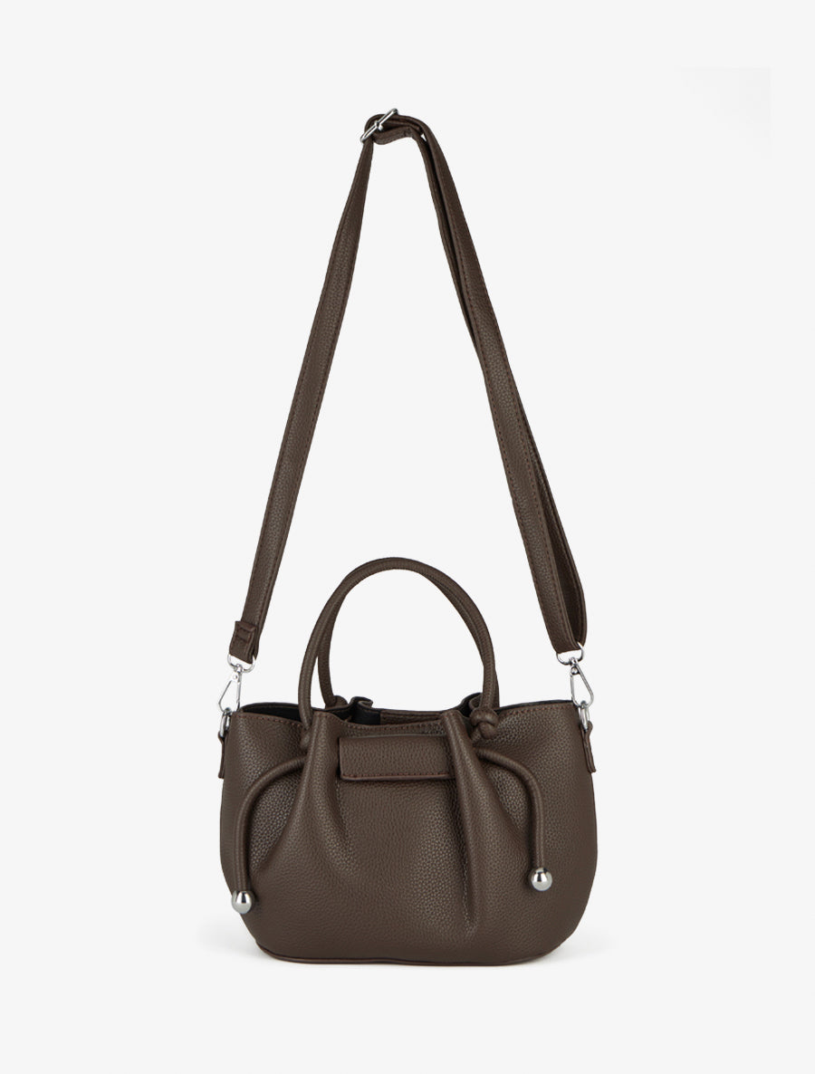 Sac besace Blanche - Marron - 3