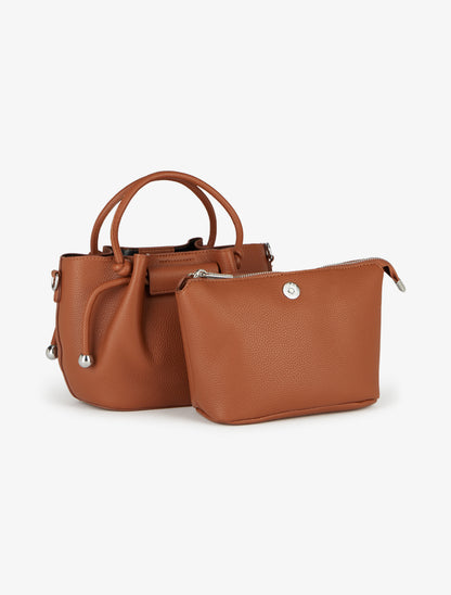 Sac besace Blanche - Camel - 2
