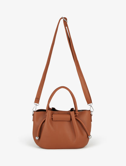 Sac besace Blanche - Camel - 3