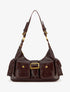 Sac besace Monica - Lie de vin - 1