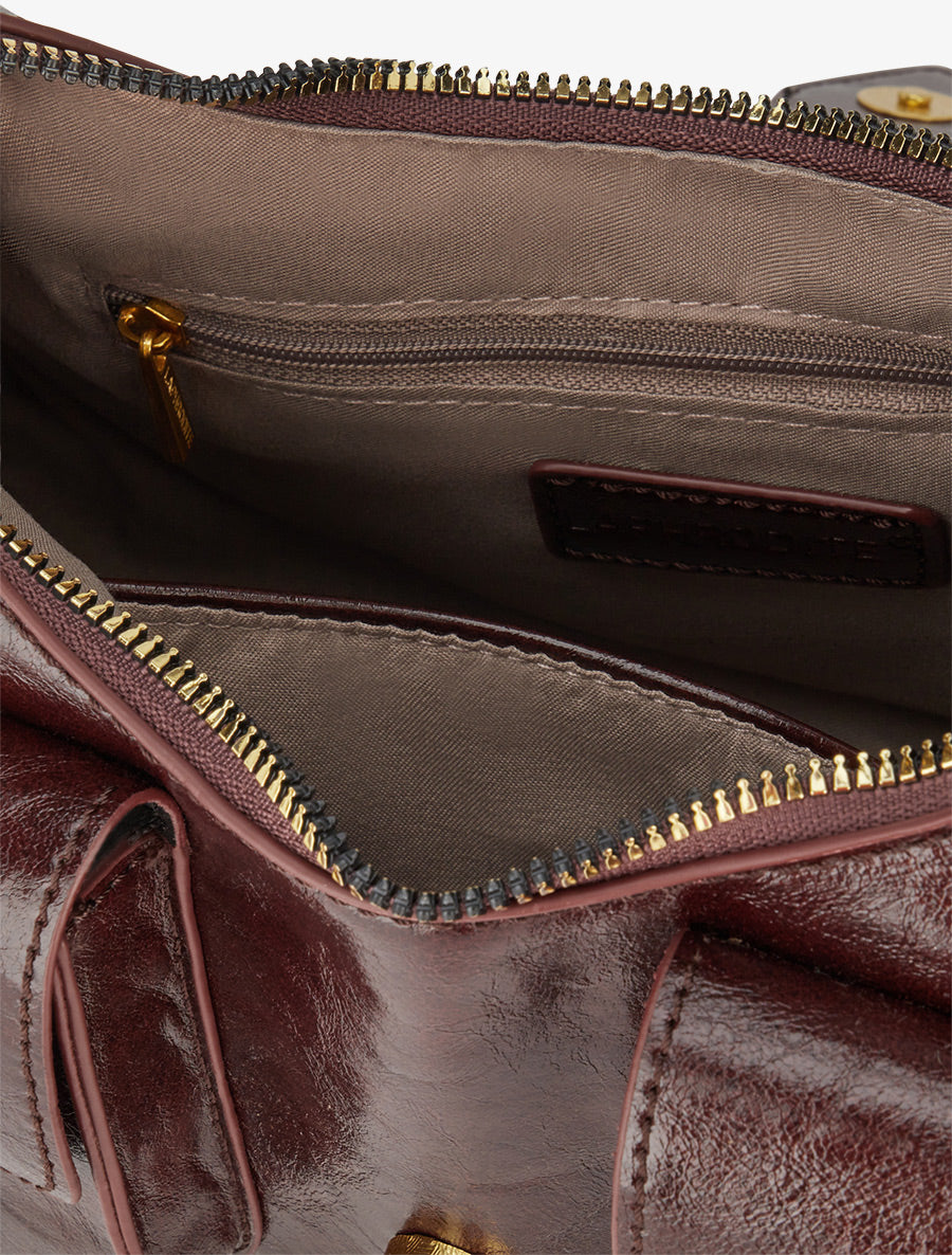 Sac besace Monica - Lie de vin - 4