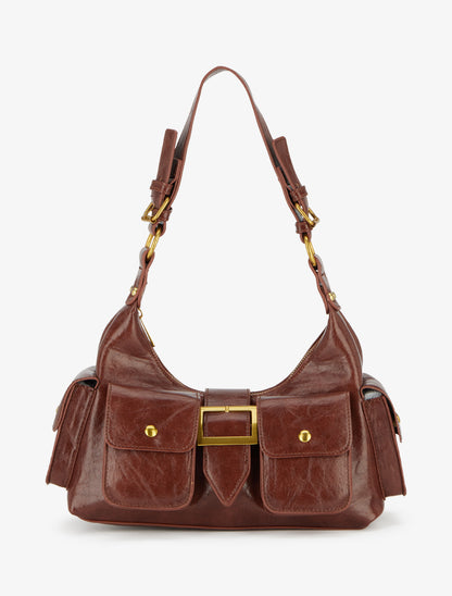 Sac besace Monica - Camel - 1