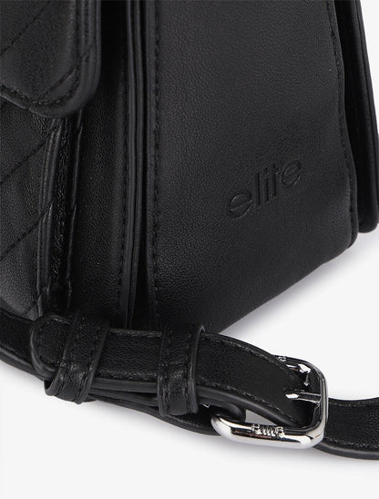 Sac besace Rose - Noir - 4