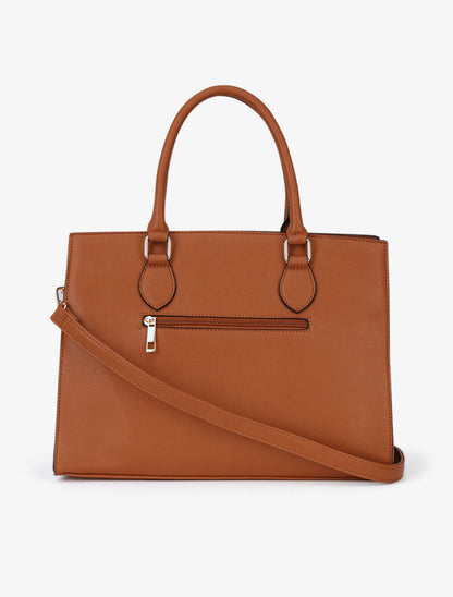 Sac cabas Caroline - Camel - 3